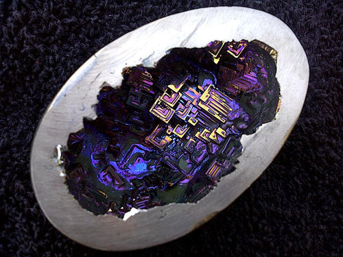 A Bismuth Geode. Looks like a cyborgenetic egg