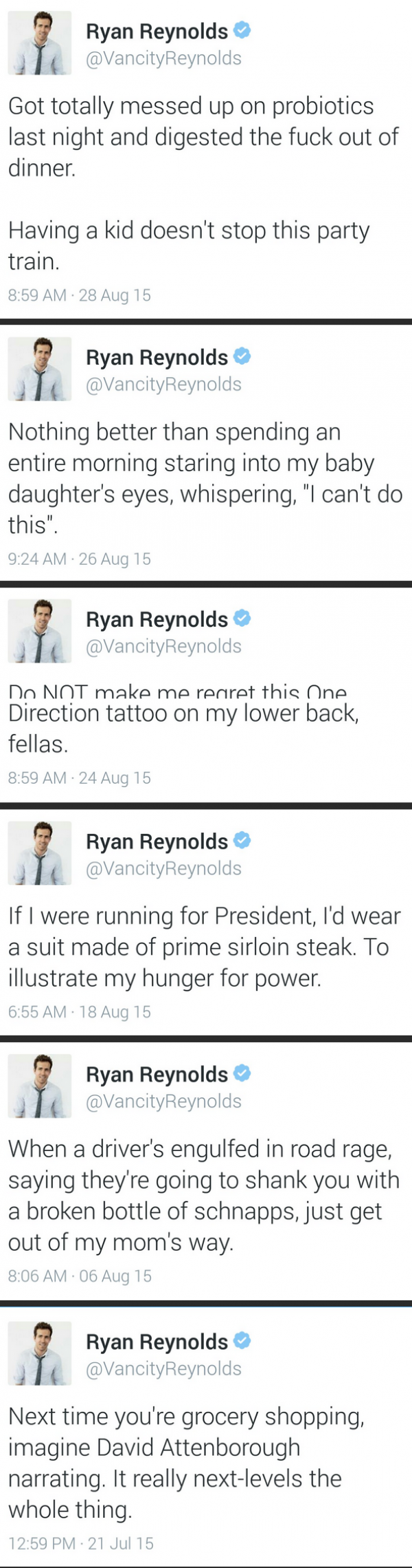 Ryan Reynolds Twitter is my new favorite thing