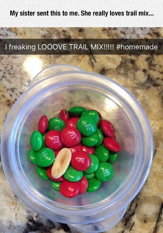 Homemade trailmix FTW
