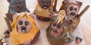 Ewok cuppy cakes.