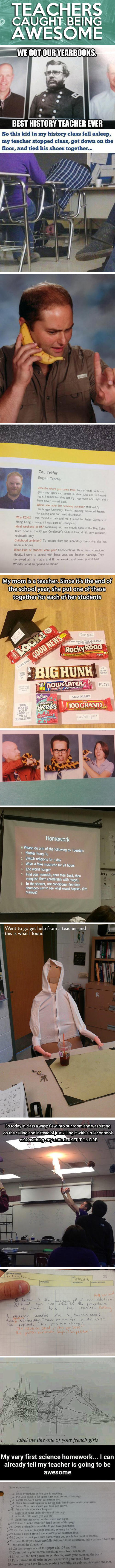 Teachers being awesome.