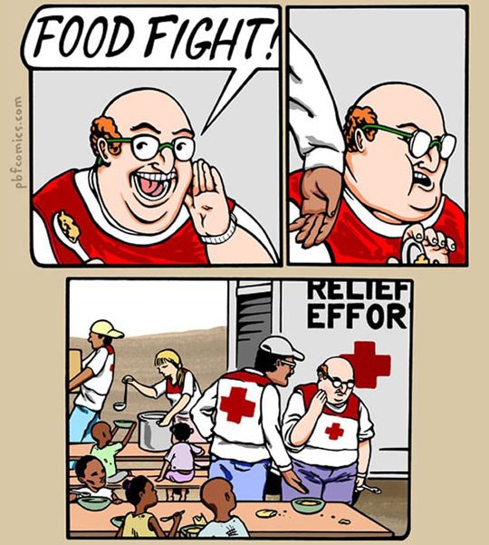 Food fight!