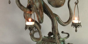 Octopus candle holder