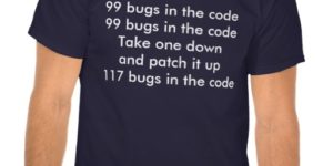 99 bugs in the code. Take one down and patch ittÌ¸-Ì¨Ì¦Ì™Ì±Ì¹Ì–Ì©-Ì¢Ìª-Ì¡Ì¦Í”wÍˆÍœhaÍ‡Ì«ÍÌ˜tÌÌ£ Ì›Ì™Í“Ì¬tÌµÌžhÌµÄ™Ì ÍÌ  Ì»Ì¼ÌŸÌ²Í–Ì€fÌ¡Ì±uÌ¢Ì»Ì£ÌÌ³Ì°cÌŸÌŸÌ¼Ì¤kÌœÌÌ°ÌÍ–Ì®Ì¥Í¢?Ì¬ÍŽÍ…!Ì·Ì¯Ì 