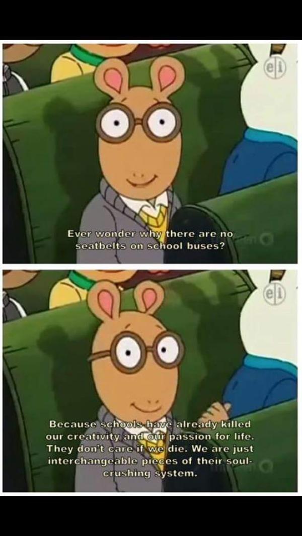 Arthur gets it