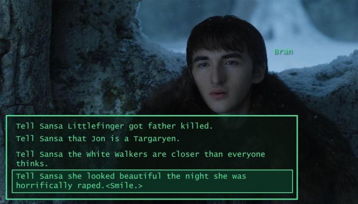 Bran is the troll of trolls
