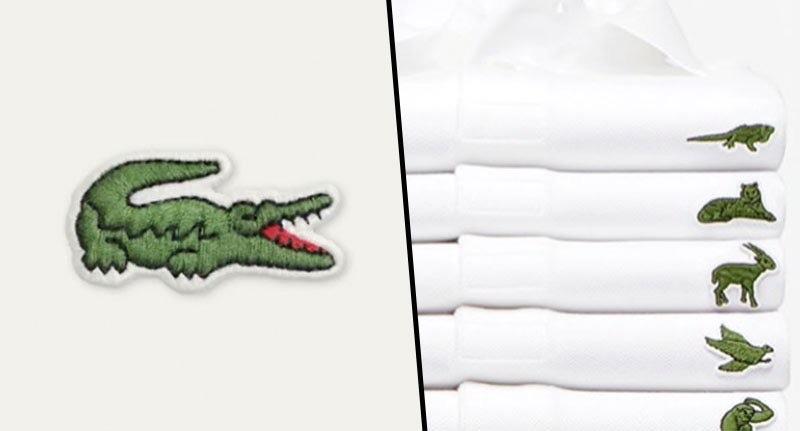 Lacoste is replacing their crocodile with endagered species for awareness