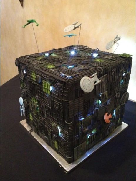 The Borg wedding cake.
