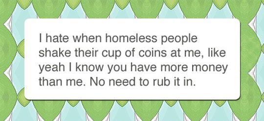 Homeless People And Me