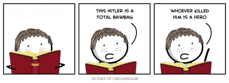 That Hitler...