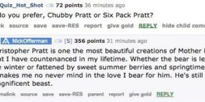 Nick Offermen's thought on Chris Pratt