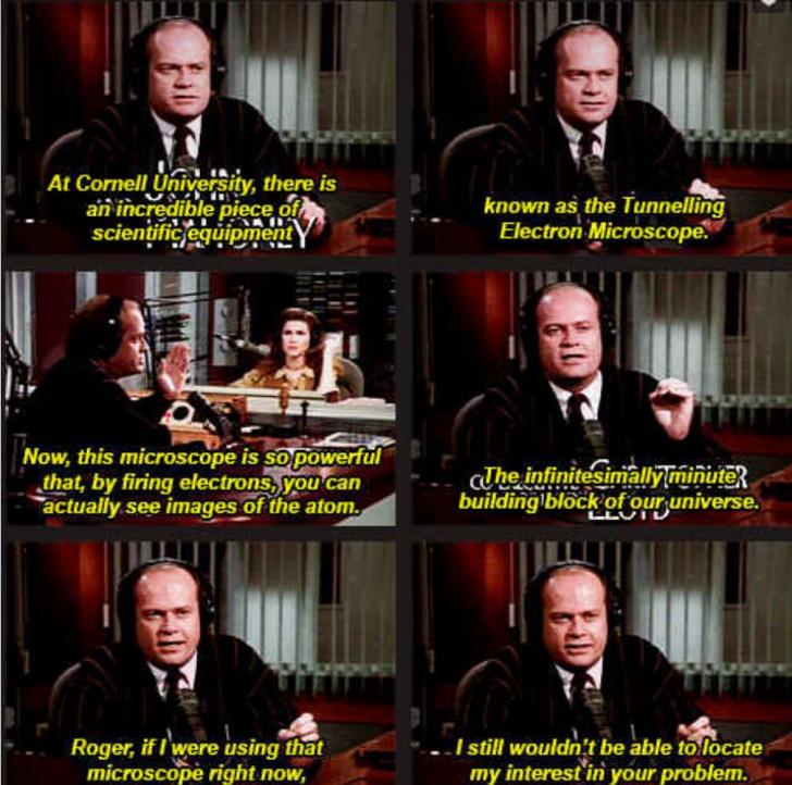 Frasier prescribes a deep burn