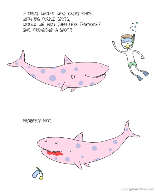 If Great Whites were Great Pinks.
