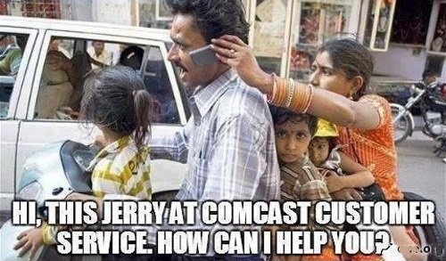 Comcasts customer service.