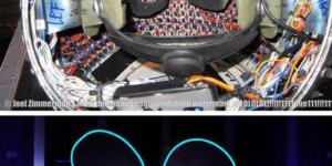 What it looks like inside of Deadmau5’s mau5 head.