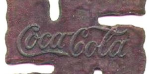 Coca-Cola swastika key fob, 1925. Pre-Nazi days, when it was still a symbol of good fortune.