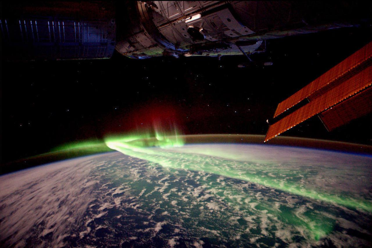 The Northern Lights from inner space.