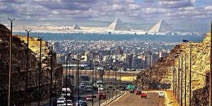 The Pyramids From Cairo