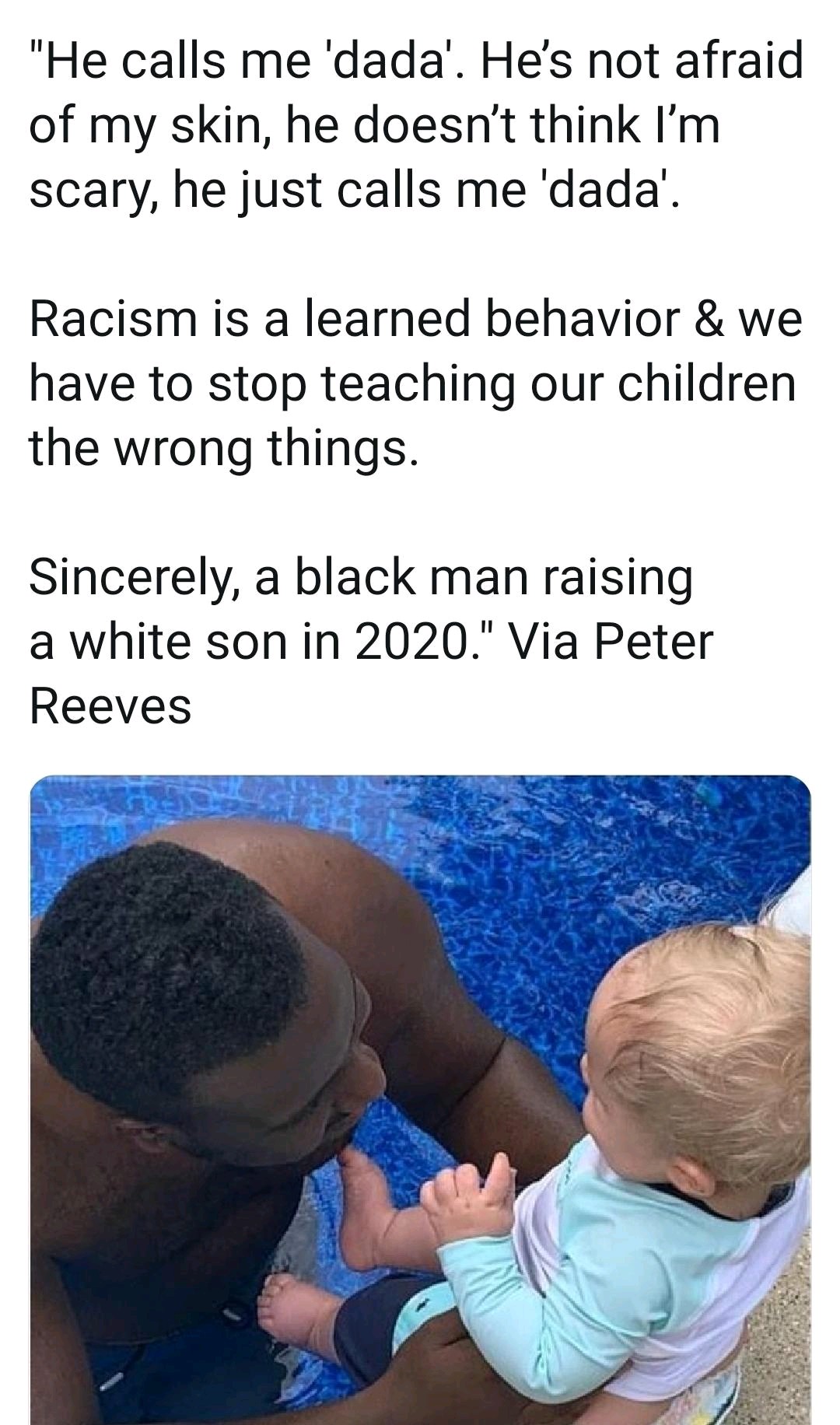 PSA: Racism is learned, but you already knew that.