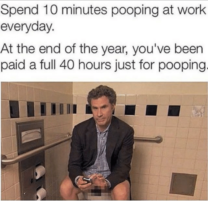 PSA: Take your poop time.