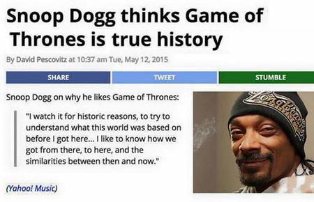 Oh, Snoop Lion...