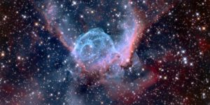 NGC-2359, also known as Thor’s Helmet Nebula