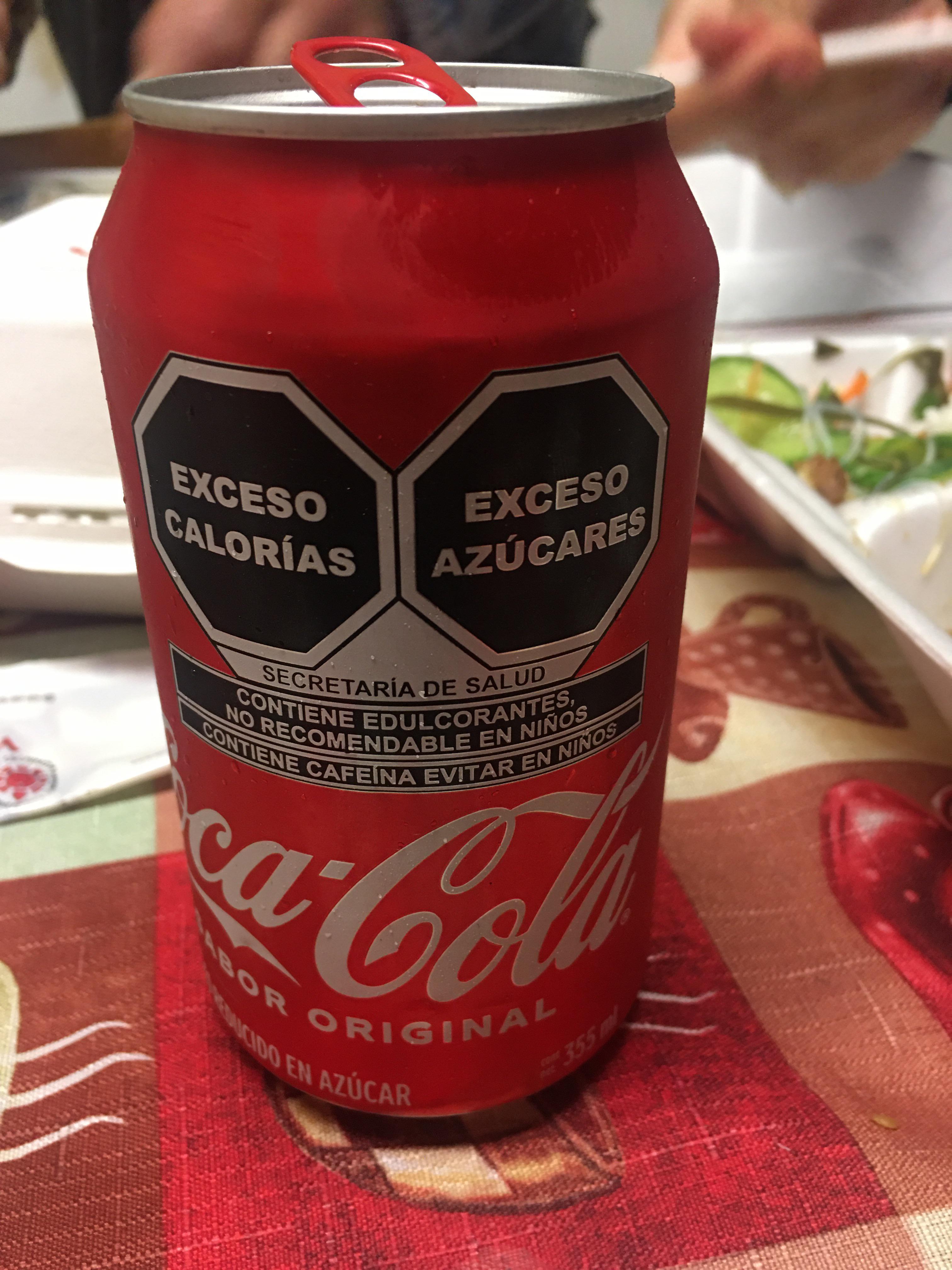 Excessive sugar and calorie warning labels used in Mexico