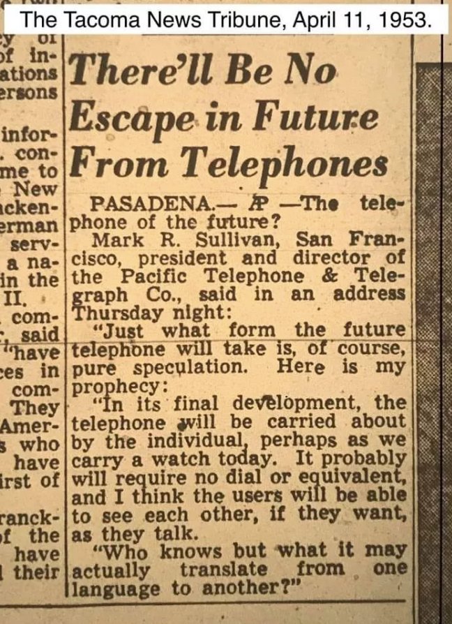 Mark R. Sullivan, the one true Prophet, circa 1953.