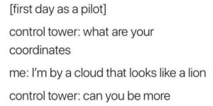 I’m a pilot now, apparently.