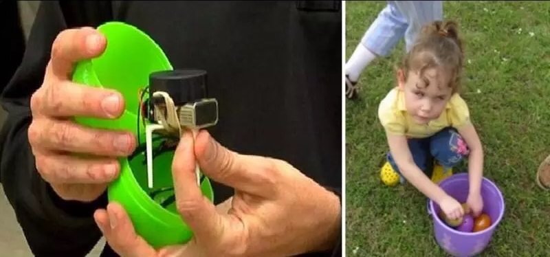 Dad created beeping Easter egg for his blind daughter to hunt