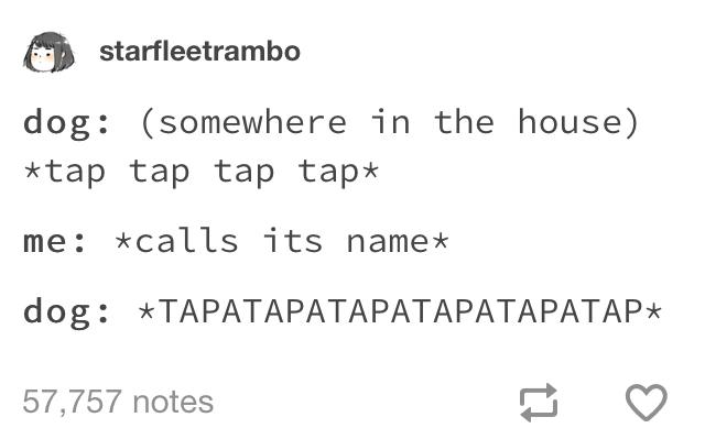 *tapping intensifies*