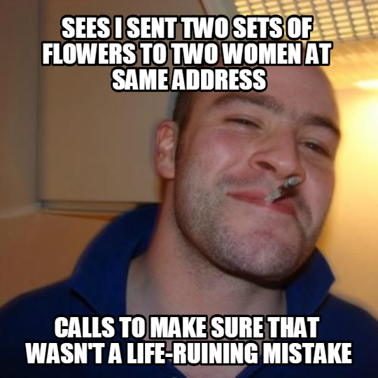 Good Guy Florist - I Sent flowers to wife and her aunt who is in town...
