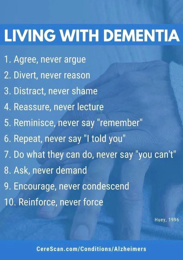 Dementia is Hell.