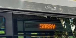 Canadian public transport, basically.