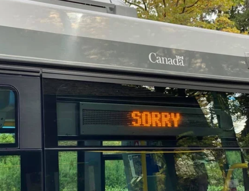 Canadian public transport, basically.