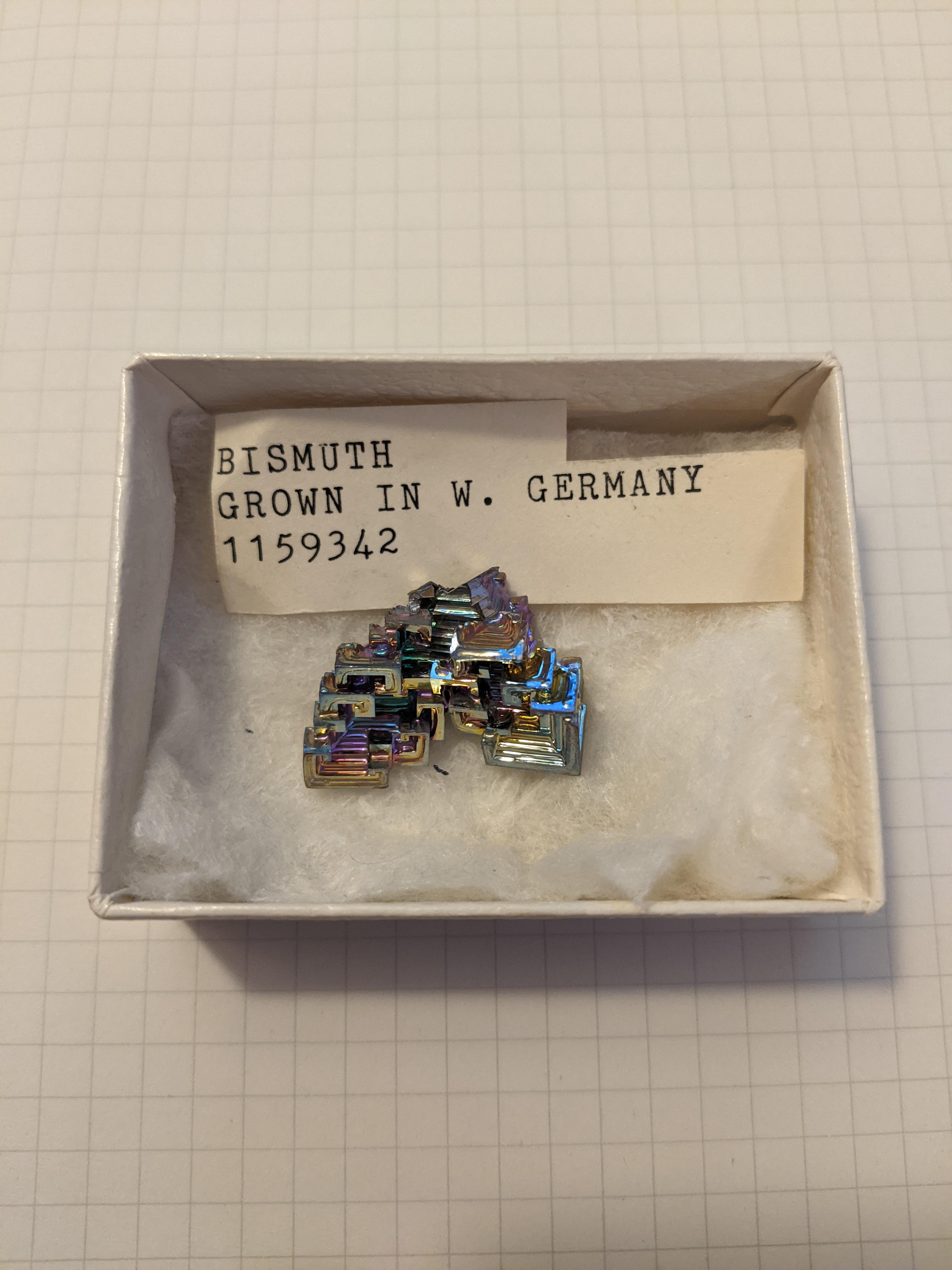 West Germany had the best Bismuth.