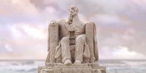 Facepalm Abe. Winner of the 2019 Sand Festival