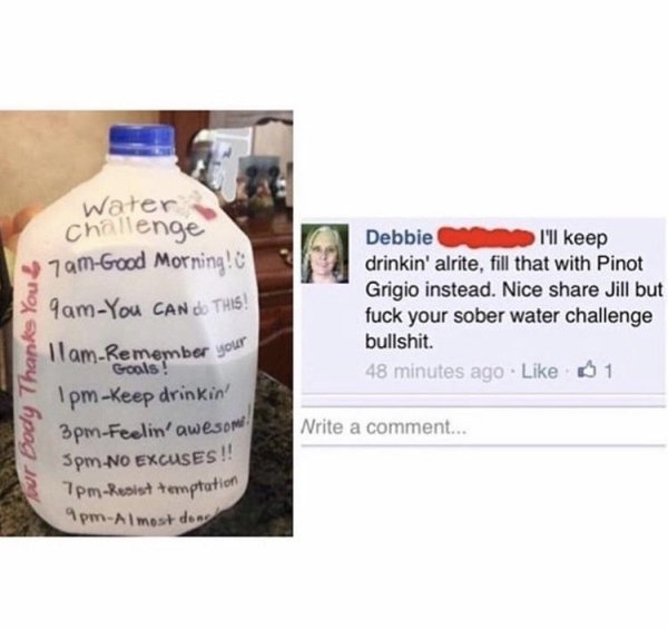Damn, Debbie. 