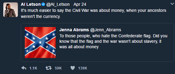 The south was never in debt for a reason.