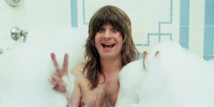 Bubble baths for Ozzy Osbourne, circa 1985.