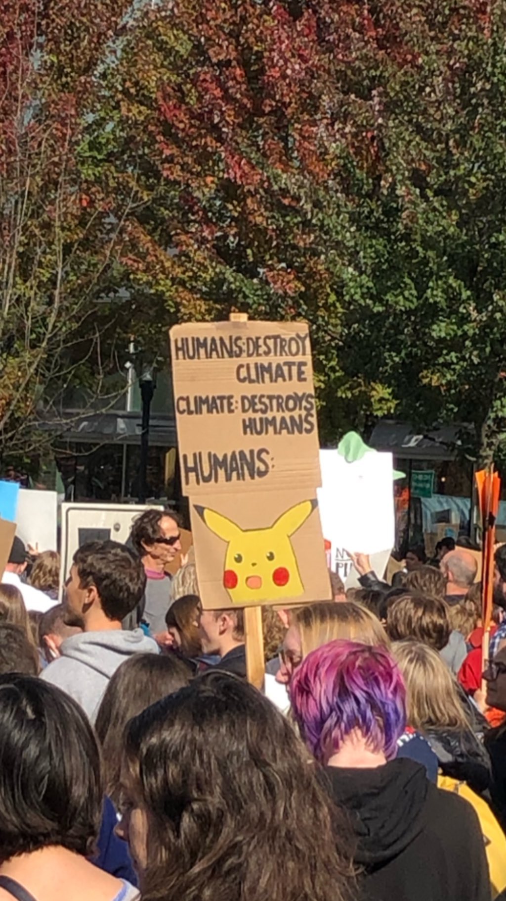 Spotted at the Vancouver Climate Rally