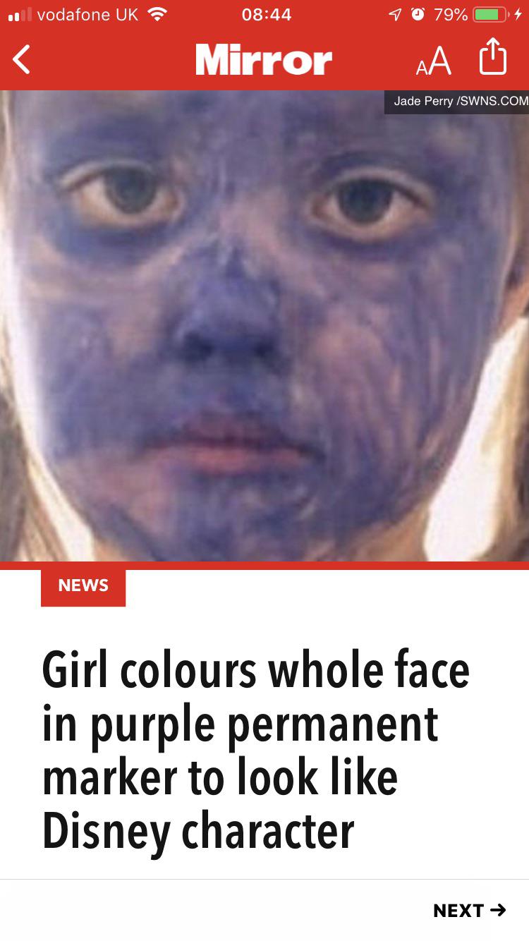Ban purple face...