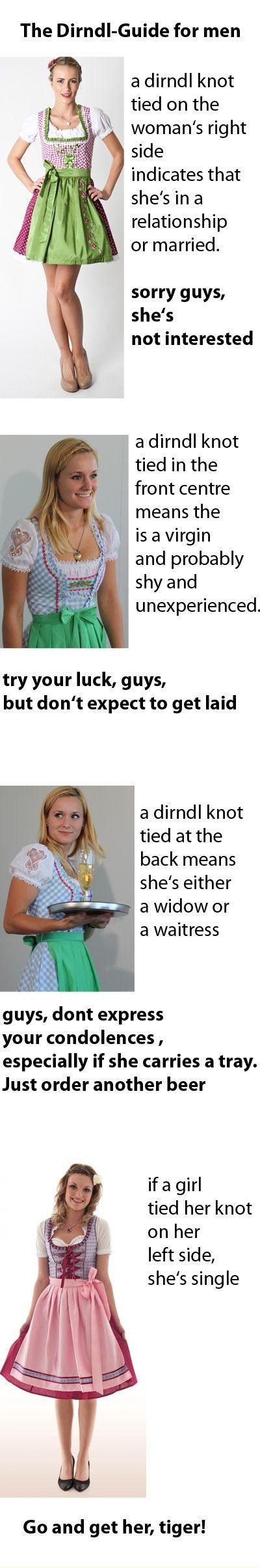 Friendly reminder for all the laides and gents attending Oktoberfest this year