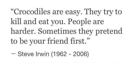 Steve Irwin Knew The Truth