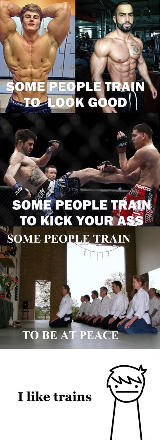 Some People Train