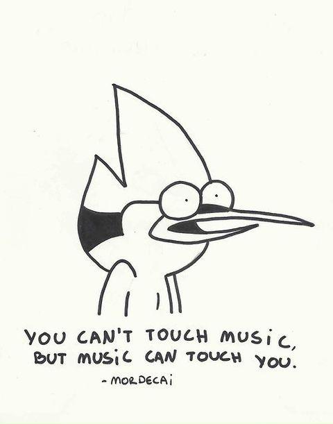 Wise words from Regular Show