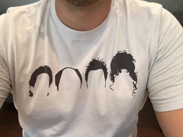 People keep asking what band is on my shirt.