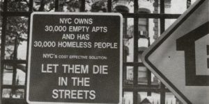 Let them die in the streets – USA, 1990