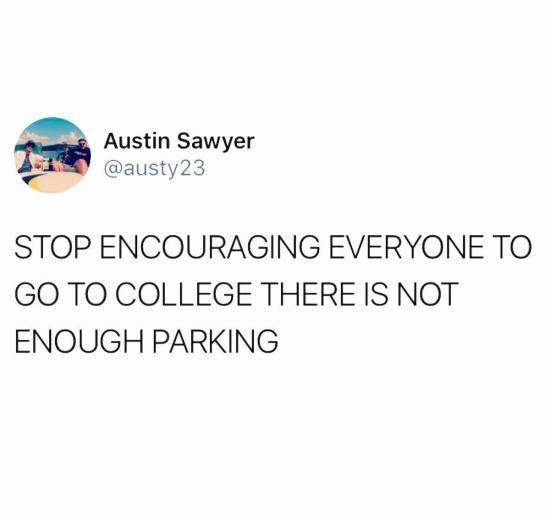 THE PARKING IS AN ISSUE!