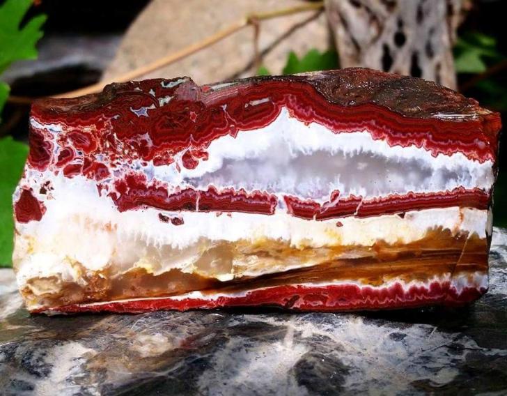 This rock is a cheesecake.